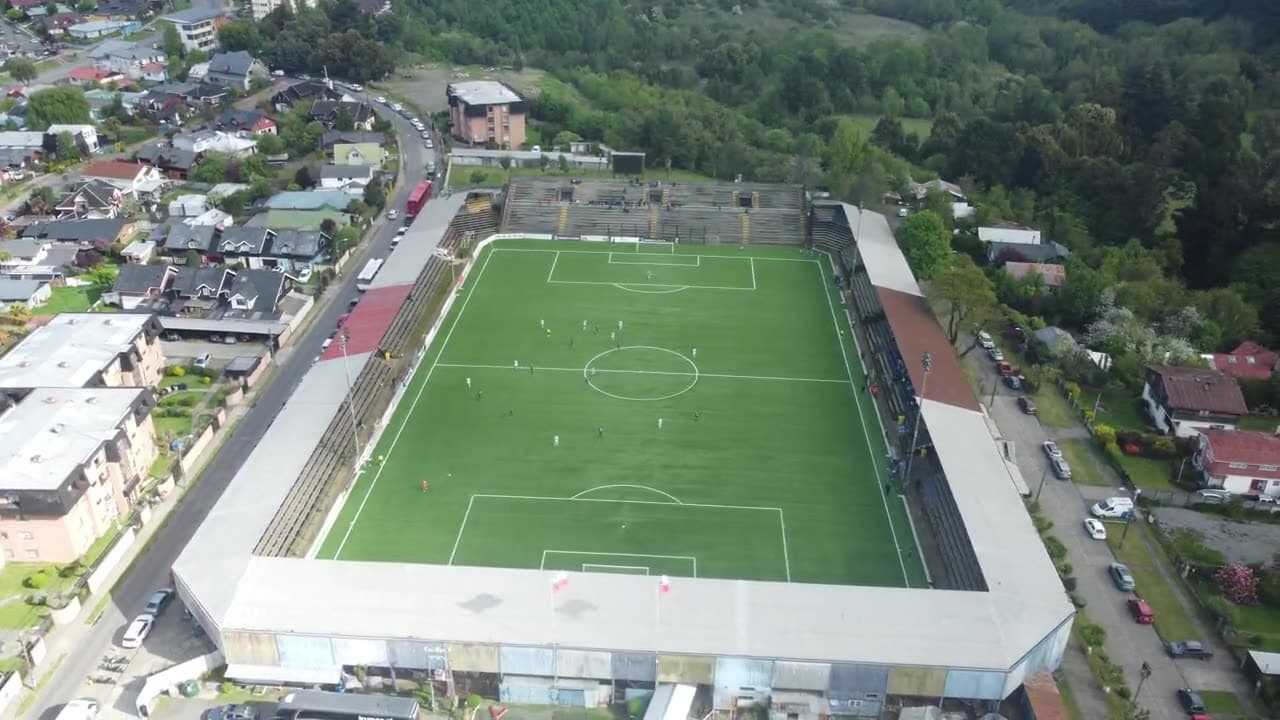 Imágenes aéreas del estadio, Provincial Osorno